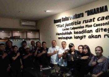 Puluhan Anggota PJS Datangi Polres Minahasa Utara,