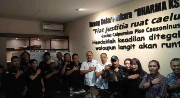 Puluhan Anggota PJS Datangi Polres Minahasa Utara,