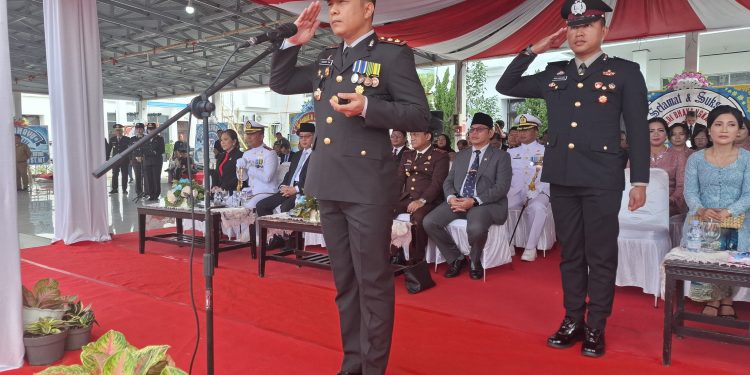 Polres Bitung Gelar Upacara Peringatan Hari Bhayangkara ke-79 dengan Khidmat.