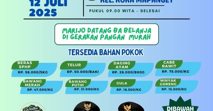 Gerakan Pangan Murah Sulut: Ribuan Warga Antusias Daftar KTP di Mapanget Barat