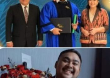 Gubernur Sulawesi Utara Bangga, Putra Tercinta Fighter Aprilian Lumbaa Raih Gelar Sarjana Ekonomi
