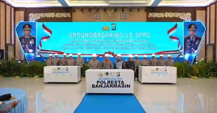 Kapolri Kembali Resmikan dan Groundbreaking SPPG di Kalsel, Dukung Program MBG