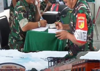 Kodim 1302/Minahasa Gelar Gladi Posko Penanggulangan Bencana Gunung Lokon di Tomohon