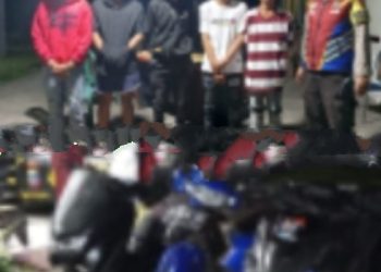 Polsek Mapanget Amankan Balap Liar di Prampatan Transmart: Pelajar Asal Bitung, Airmadidi, dan Manado Diberi Pembinaan