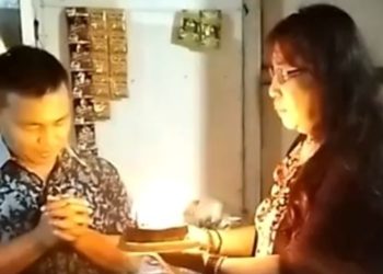 Momen Hangat Ulang Tahun Stevie Tumbelaka dapat kejutan dari Awak Media