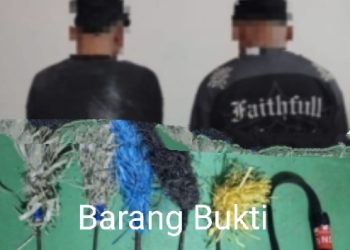 Tim Opsnal Polsek Lembeh Selatan Gerak Cepat Amankan Pelaku Keributan dengan Senjata Tajam