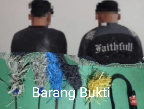 Tim Opsnal Polsek Lembeh Selatan Gerak Cepat Amankan Pelaku Keributan dengan Senjata Tajam
