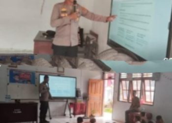 Polsek Lembeh Selatan Gelar Penyuluhan Hukum, Bentengi Pelajar dari Kenakalan Remaja