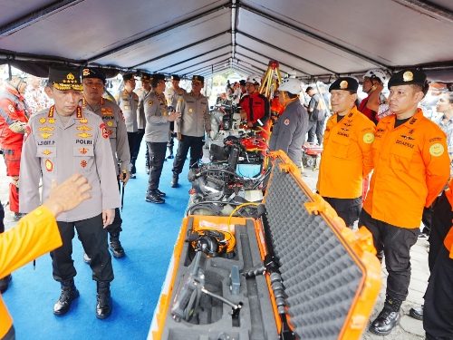 Kapolri Cek Langsung Personel-Sarpras Polda DIY, Pastikan Siap Hadapi Potensi Bencana