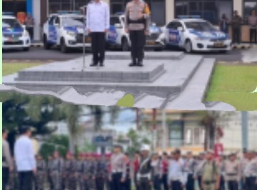 Polres Bitung Gelar Apel Pasukan Operasi Lilin 2025, Pastikan Keamanan Natal dan Tahun Baru