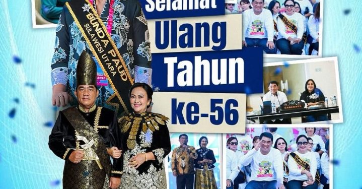 Cinta di Balik Kepemimpinan: Ucapan Ulang Tahun Gubernur Sulut untuk Istri Tercinta, Anik Yulius Selvanus