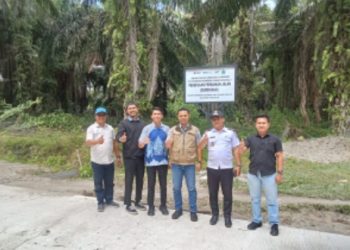 Melalui Program TJSL, PTPN IV Regional II Dukung Pembangunan Infrastruktur Masyarakat Simalungun