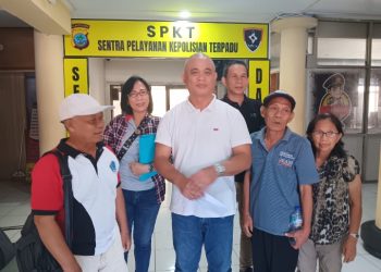 Noch Sambouw Datangi Polda Sulut Lapor Jimmy Wijaya Cs Dugaan Pemalsuan Dokumen Lahan Desa Sea