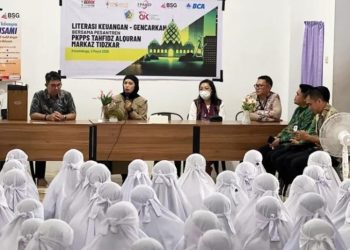 Bank SulutGo dan BCA Bersama OJK Gelar Program GENCARKAN di Pesantren Markaz Tidzkar Kotamobagu Kotamobagu –