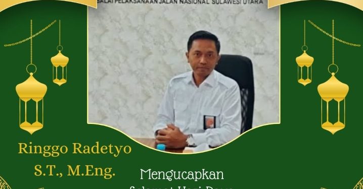 Ringgo mengucapkan “Selamat Hari Raya Idul Fitri 1447 Hijriah, mohon maaf lahir dan batin.