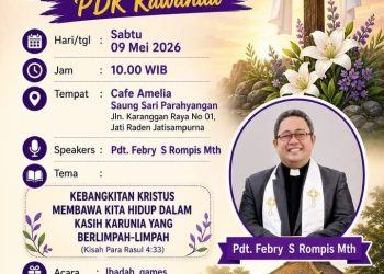Kebangkitan Yesus Membawa Kasih Karunia Berlimpah, Warga Manado di Cibubur Rayakan Paskah Bersama