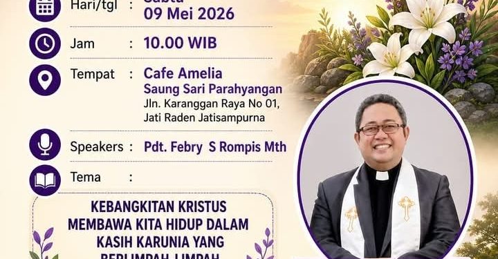 Kebangkitan Yesus Membawa Kasih Karunia Berlimpah, Warga Manado di Cibubur Rayakan Paskah Bersama
