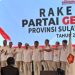 Yulius Selvanus Buka Rakerda Gerindra Sulut, Tegaskan Satu Komando untuk Percepatan Pembangunan