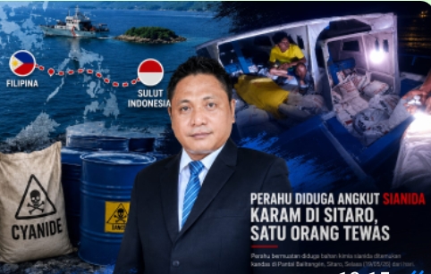 Ketua DPD BAKKIN Sulut Desak Mabes Polri Usut Tuntas Penyelundupan Sianida Ilegal dari Filipina